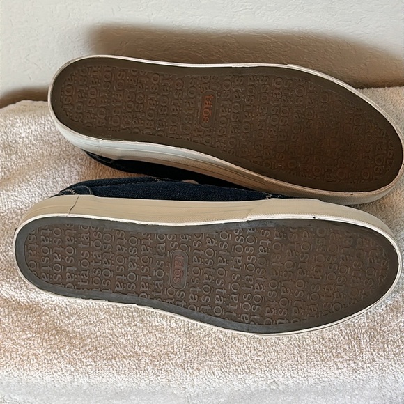 Taos men’s Denim Blue Sneakers Size 10 - Picture 8 of 10